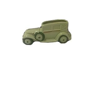 RARE Nancy Pew Vintage Green Jalopy Gift Wares Co. Ceramic Planter